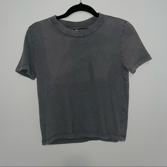 Stonewashed Charcoal Grey T-Shirt - Picture 1 of 3